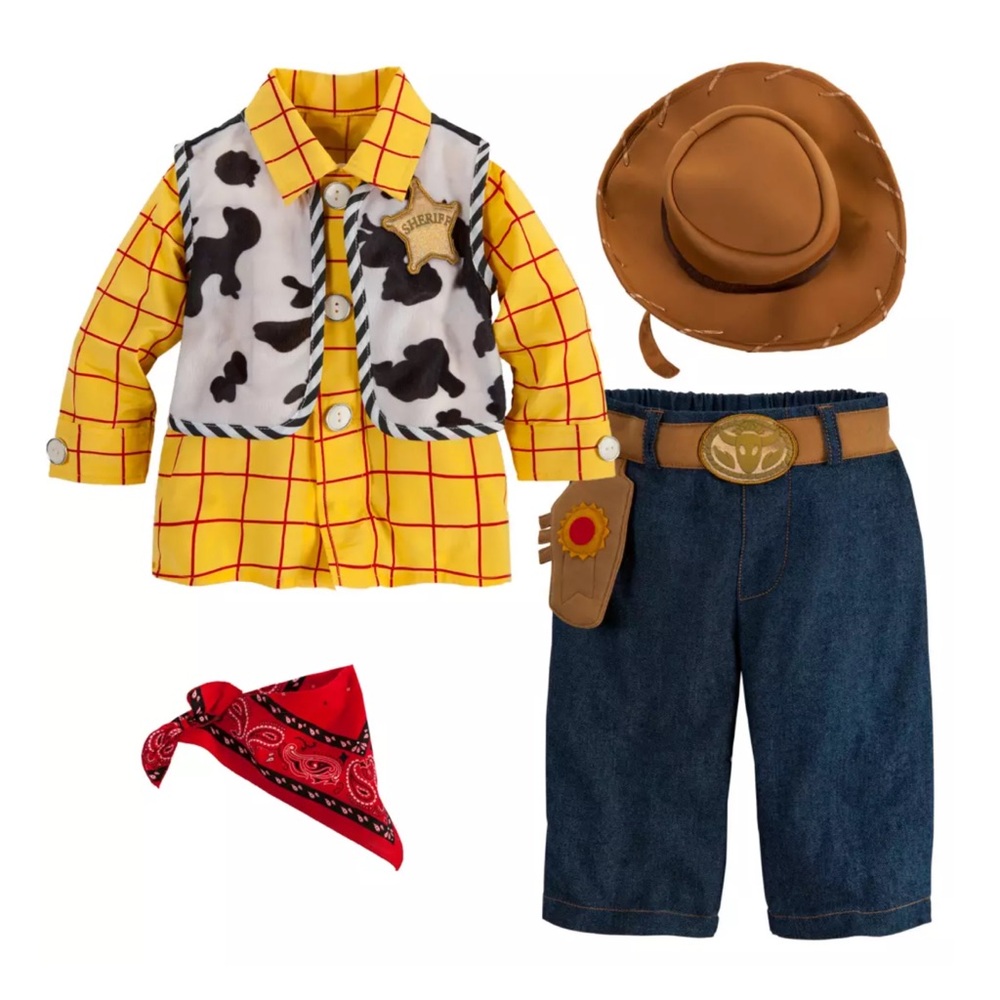 Disney Woody cowboy Yellow and Black Halloween Costume